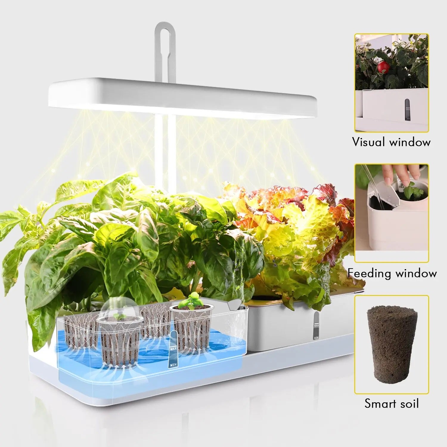 Vegrower H8 Hydroponic System With 8 Pods